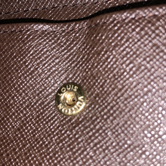 Authentic Louis Vuitton Damier Ebene Marco Bifold Leather Wallet - Picture 10 of 14